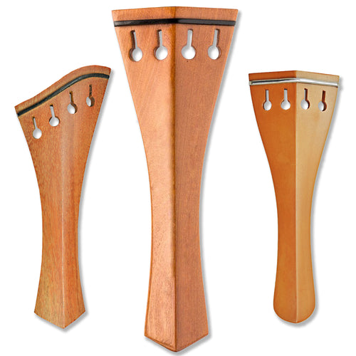 Boxwood Violin Tailpieces in Various Styles