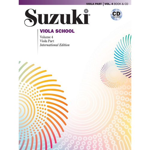 Suzuki Viola School, Volume 4: Book & CD