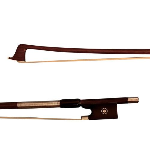 Unstamped Silver Mounted German Pernambuco Violin Bow