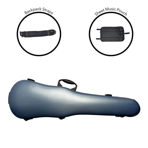 Portland Shaped Composite Violin Case