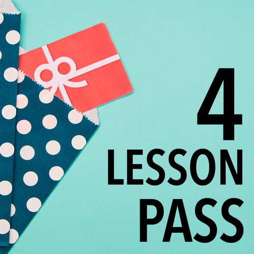 Gift Card Pass for Four Online or In-Shop Lessons