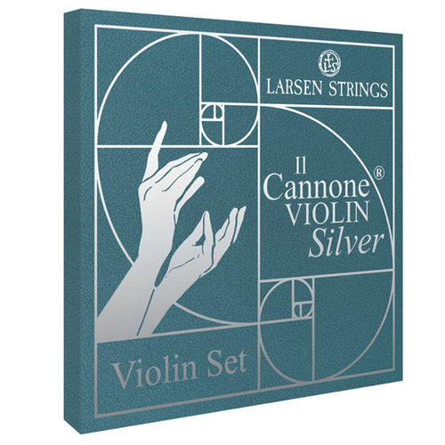 Larsen Il Cannone Silver Silver Violin String Set