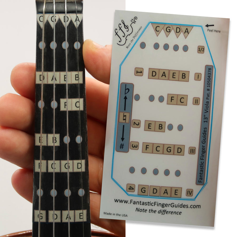 Guida Per Dita Violino Fantastic Finger - Adesivi Note Per Principianti, Taglia 4/4 - Foto 4