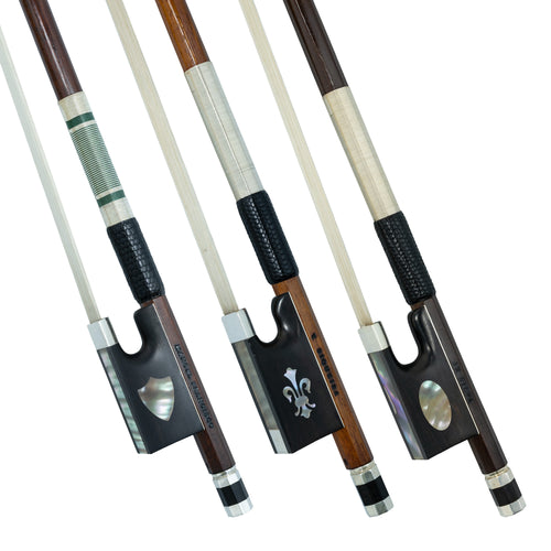 L'archet Brasil Silver Full-Mount Ipe Violin Bows Various Styles