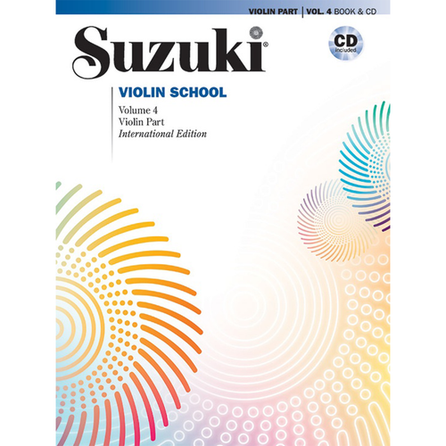 Suzuki Violin School: Violin Part, Vol. 4 Book & CD