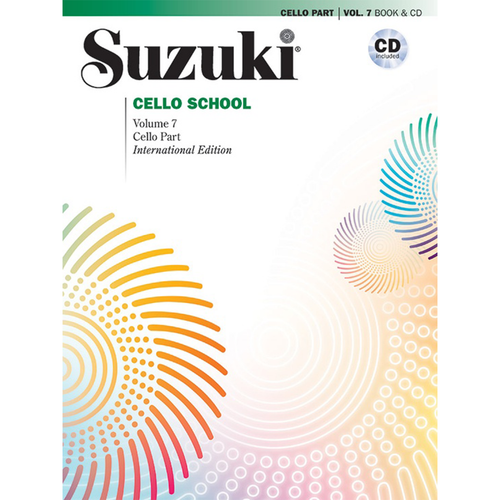 Suzuki Cello School, Volume 7: Book & CD