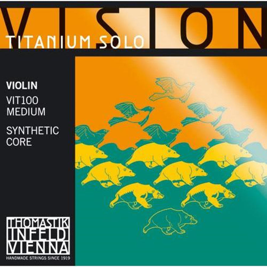 Thomastik Vision Titanium Solo Violin String Set | Kennedy Violins